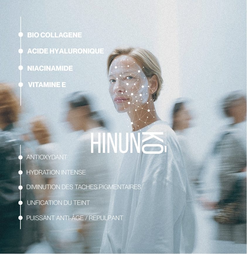 MASQUES BIO-COLLAGÈNE HINUNKO x 8 M